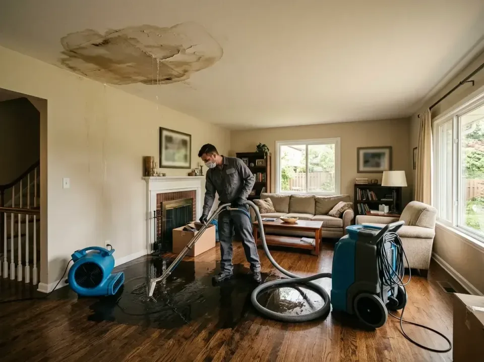 attic-pipe-burst-ceiling-drip-008 — frequently asked questions, Water Damage Restoration & Carpet Care in Fox Farm-College,…